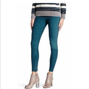 Vince Suede leather legging sz S zipper ankle